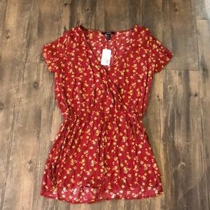 Red Forever 21 Romper